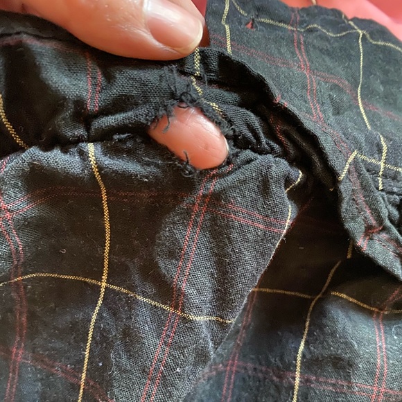 Mabo Kids plaid dress and Hanna Anderson tights - Picture 6 of 7